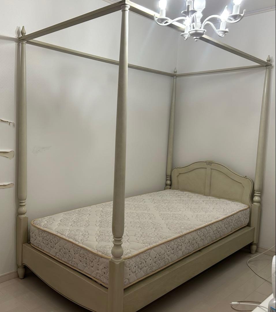 東海家具　天蓋ベッド　姫　レア品