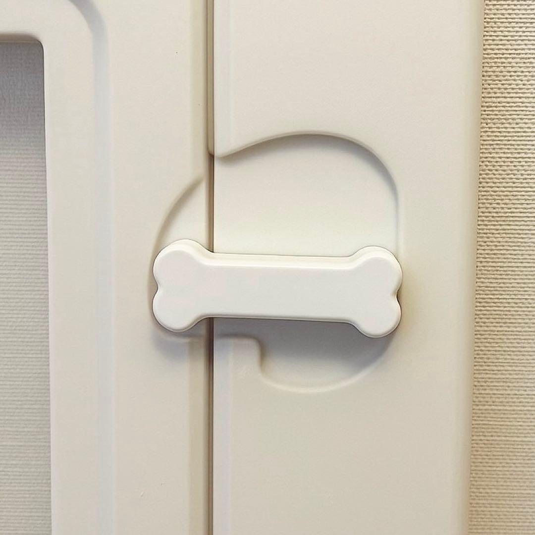 HAKOPE【圧迫感のないクリアサークル】ペットサークル(8面パネル・LOW)