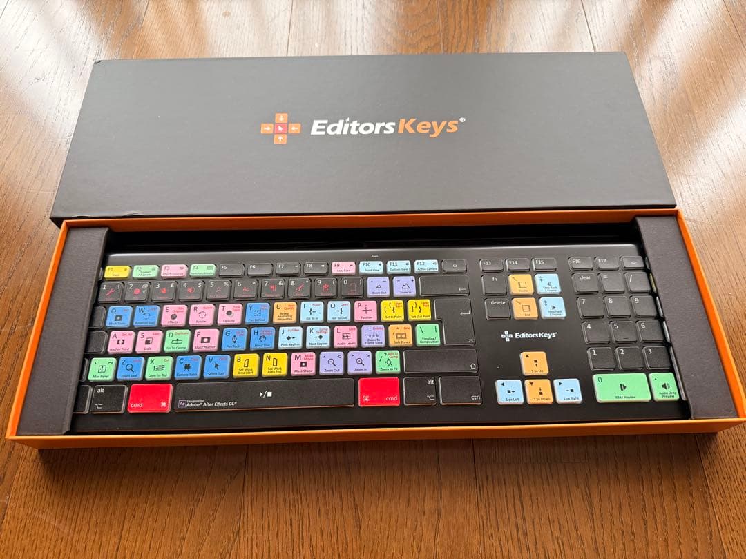 新品EditorsKeys Adobe After Effectsキーボード