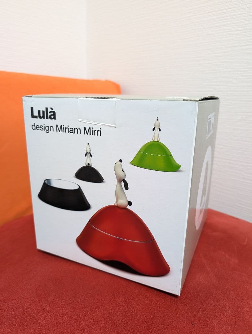 ALESSI アレッシィ LULA ドッグボウル/ブラック AMMI19 B