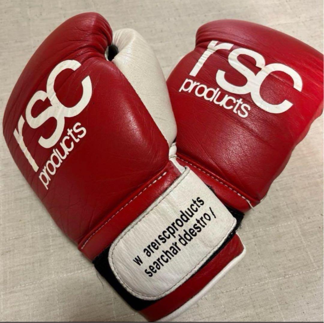 rsc products ボクシンググローブ 赤白