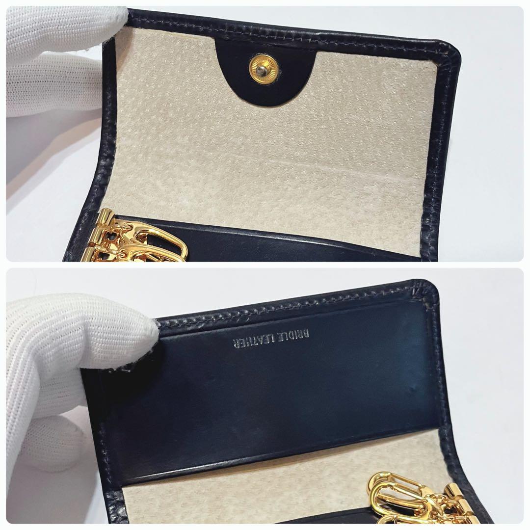 【未使用級】WhitehouseCox レザー 6蓮 キーケース キーリング付