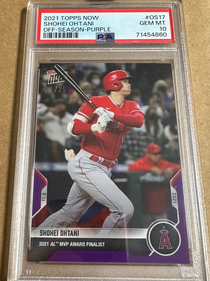 2021 topps now 大谷翔平　/25 PSA10