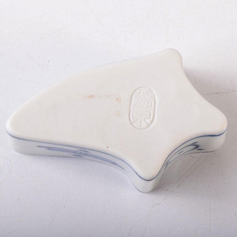 茶道具　西村徳泉造　古染付写　丁字香合　共布共箱　C　8173