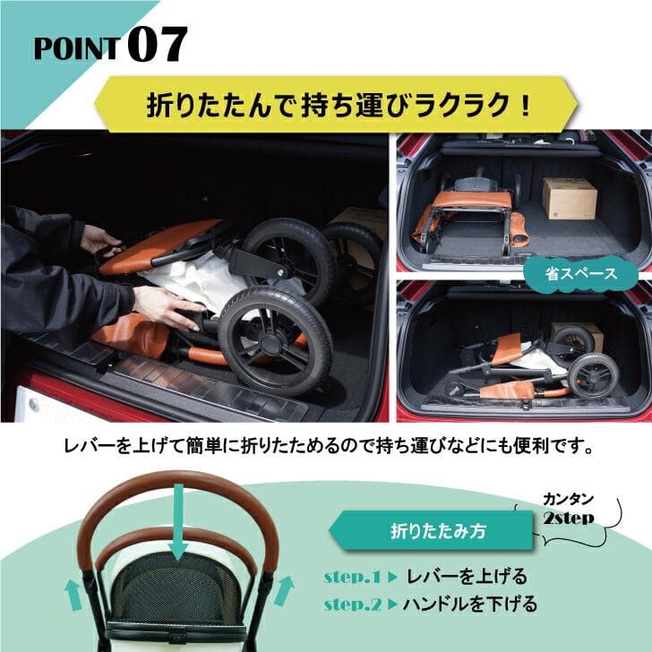 【3way】分離式ペットカート★グレー バギー 軽量 レインカバー付