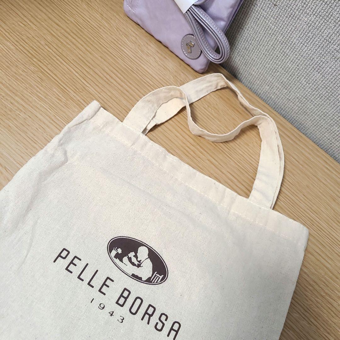 【pelle borsa】ペレボルサ　保存袋付き★ スマホ　財布　ミニショルダー
