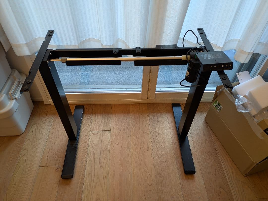 FLEXISPOT EF1-EF1B 電動昇降デスクフレーム ブラック 脚のみ