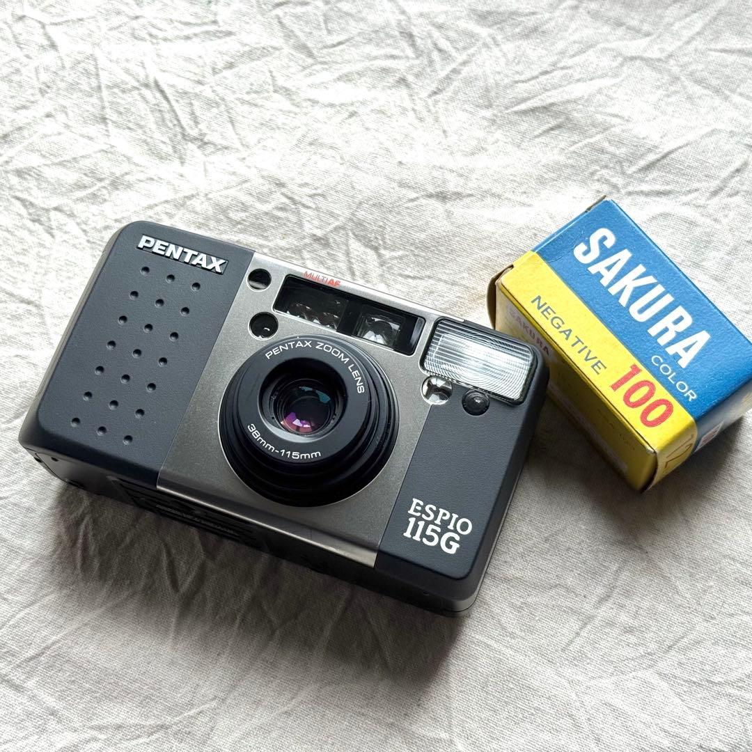⌘完動品！ 作例あり 電池付き！ PENTAX ESPIO 115G⌘