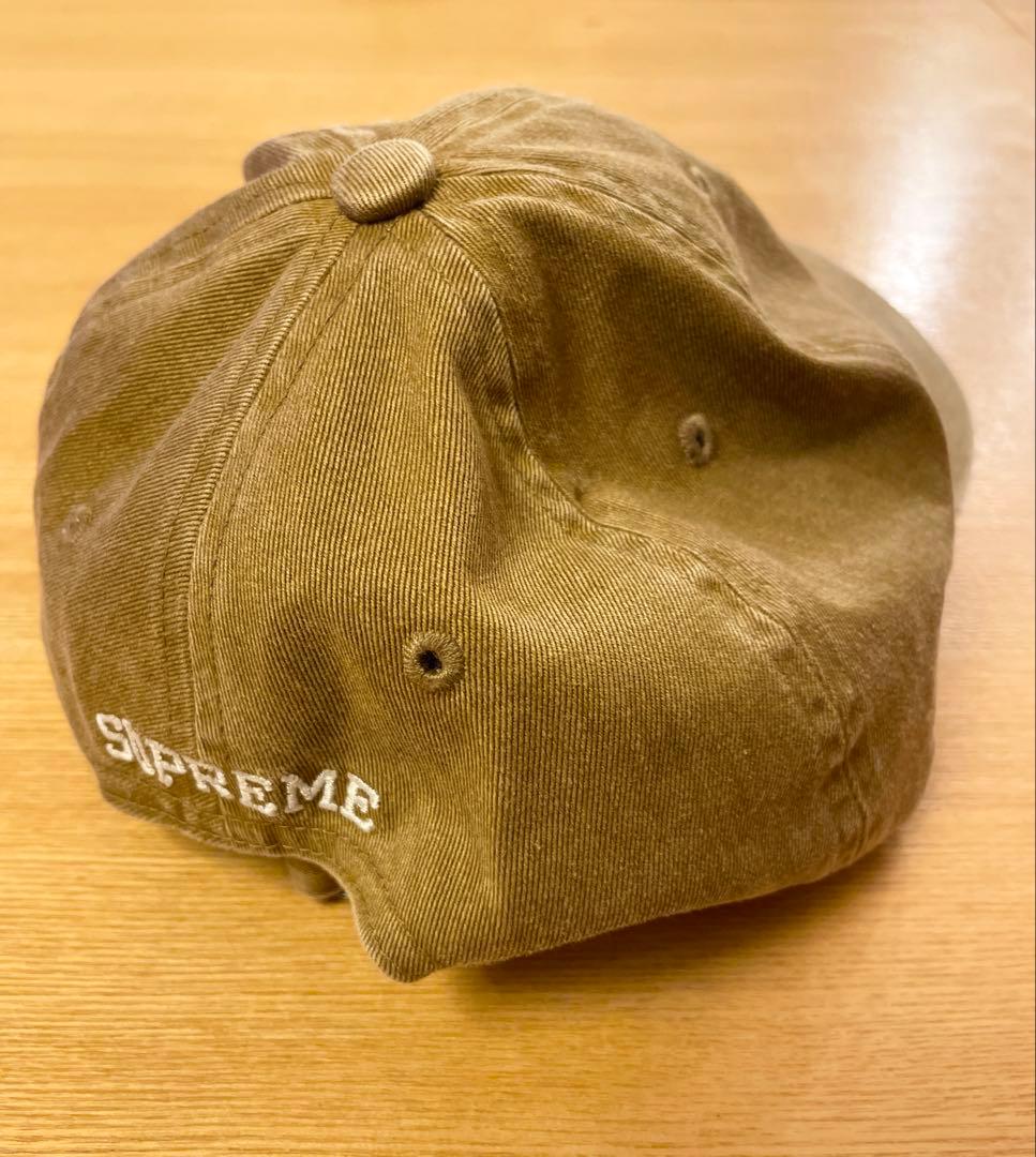 帽子 Supreme Pigment Canvas S Logo 6-Panel