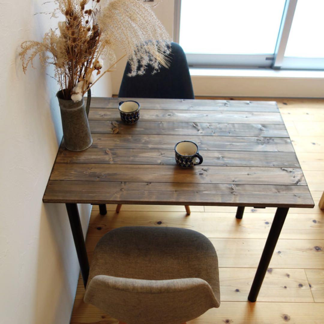 1/26まで！無垢材のダイニングテーブル【ハンドメイド家具】