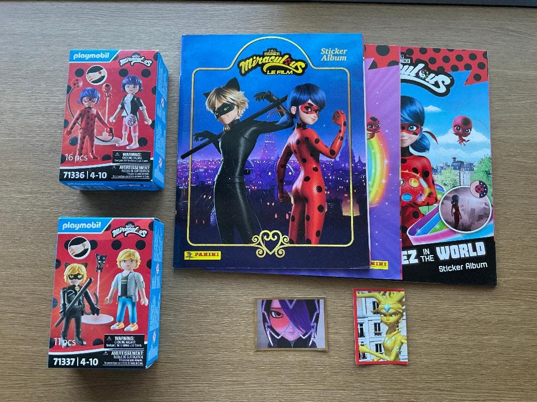 ミラキュラス レディバグ＆シャノワール・シール・人形・フランス