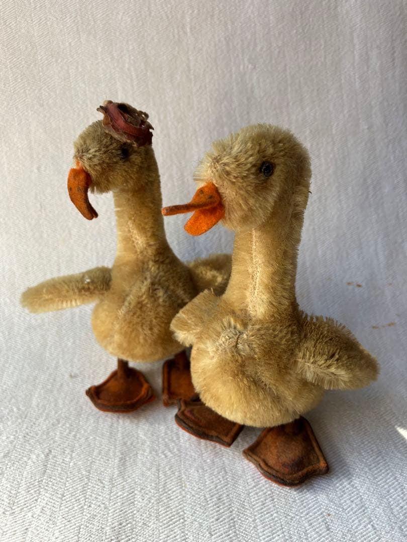 STEIFF DUCK シュタイフ アヒル ヒヨコ 希少 アンティークぬいぐるみ