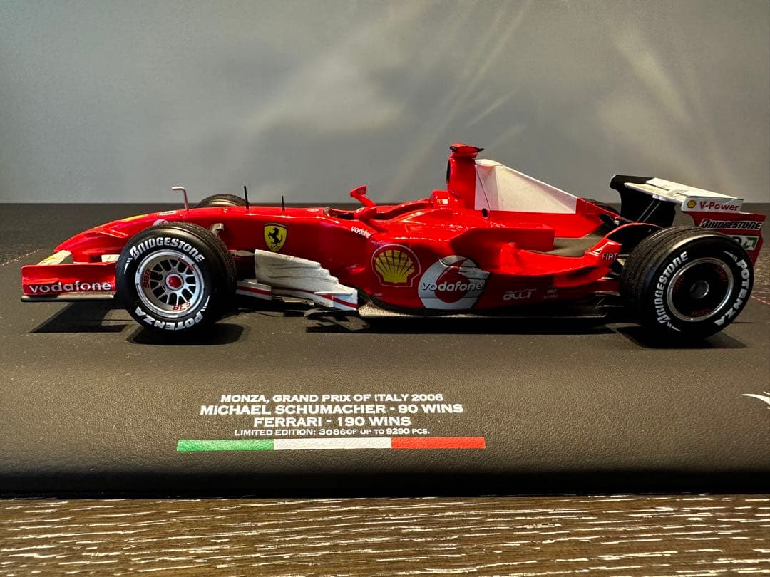 マテル　1/18 フェラーリ248F1 2006イタリアGPシューマッハエリート