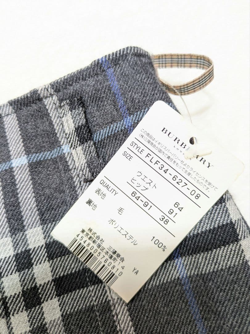 新品 BURBERRY BLUE LABEL ノバチェック ウールスカート M