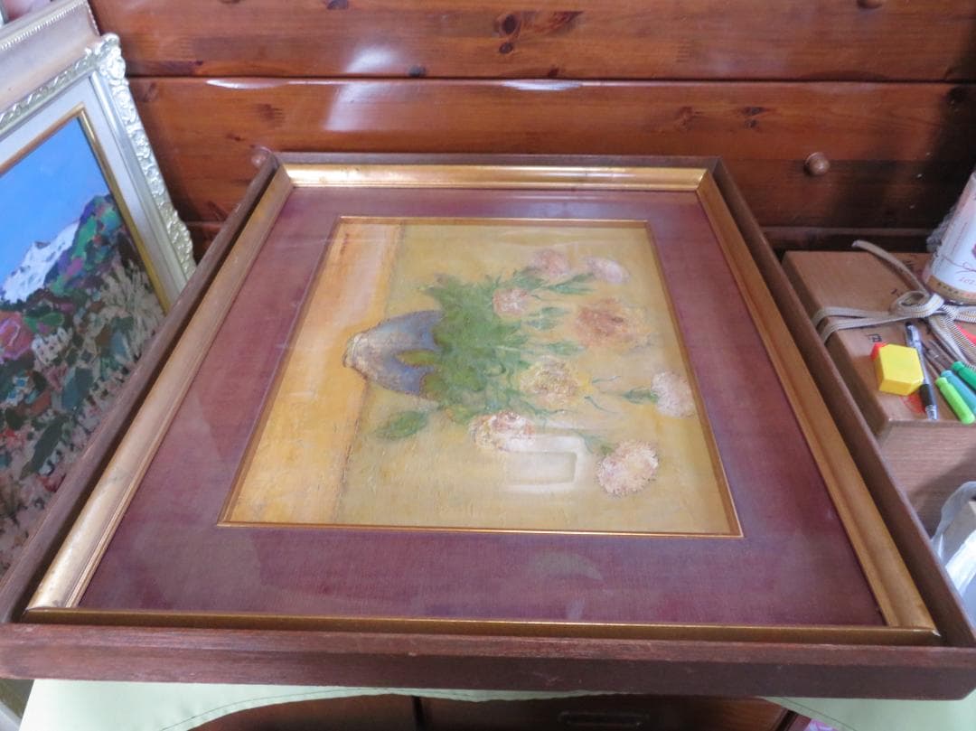 ◆  猿渡秋雄　題不明　創造美術協会会員　新世紀美術協会会員◆