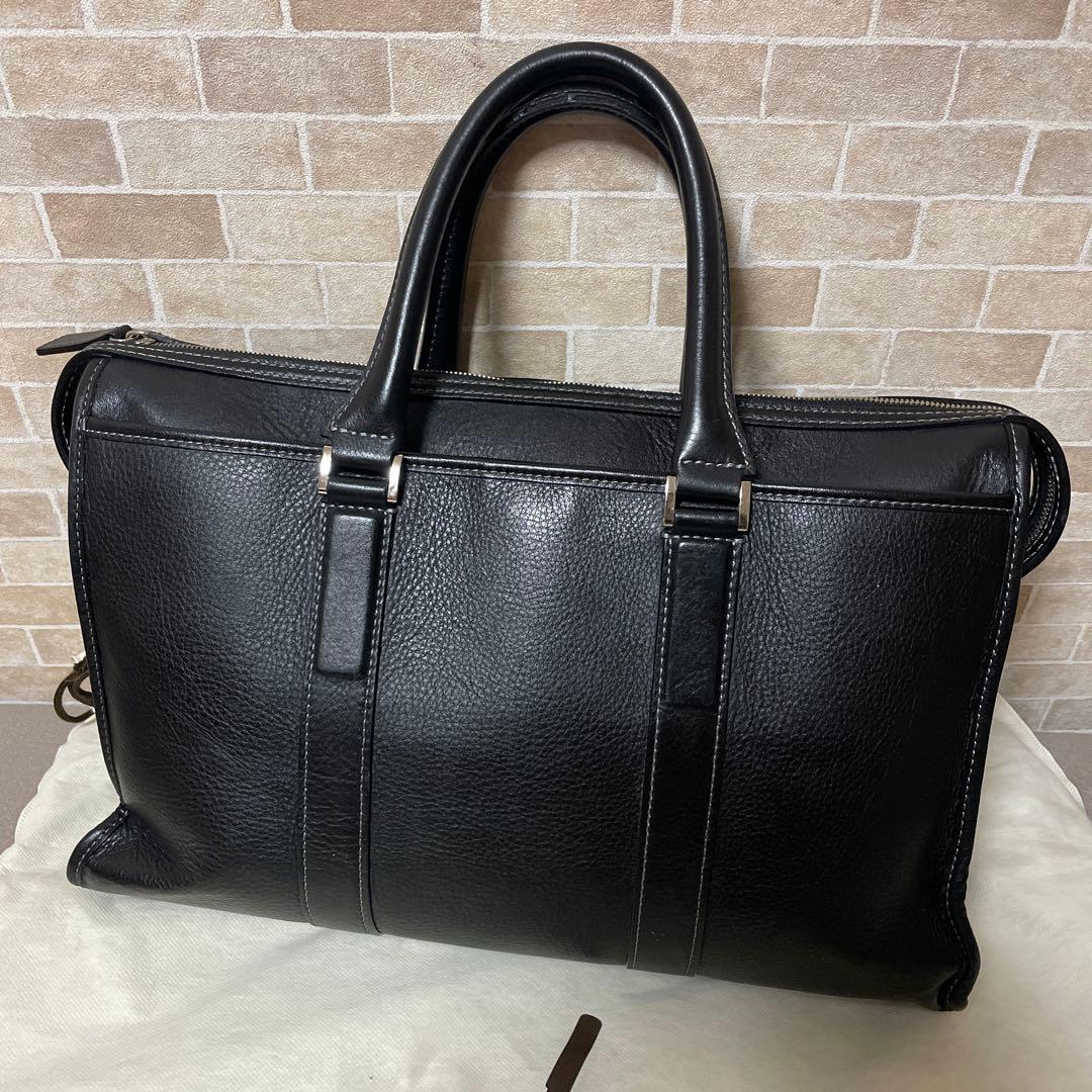 【美品】土屋鞄製造所 プロータ スクエアブリーフケース ビジネス 保存袋付き