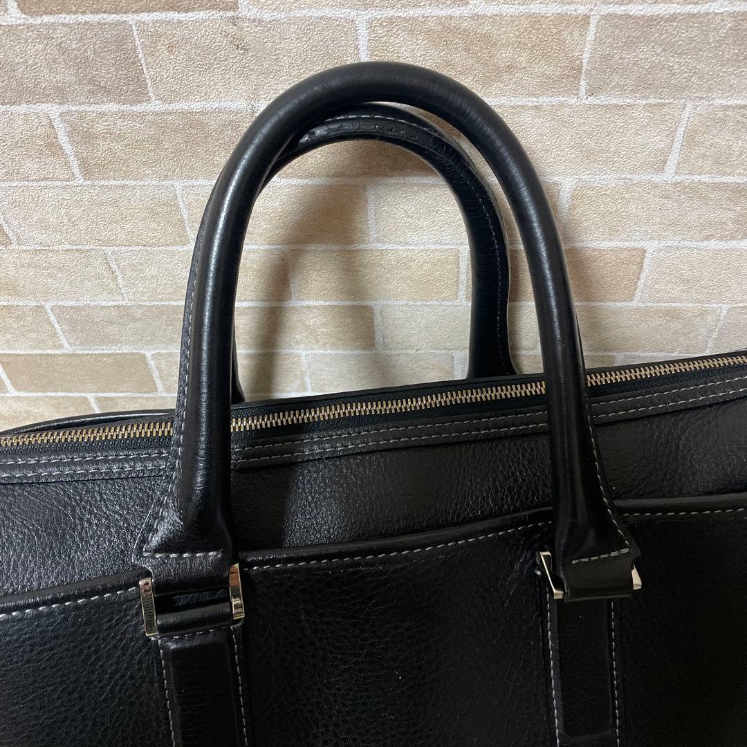 【美品】土屋鞄製造所 プロータ スクエアブリーフケース ビジネス 保存袋付き