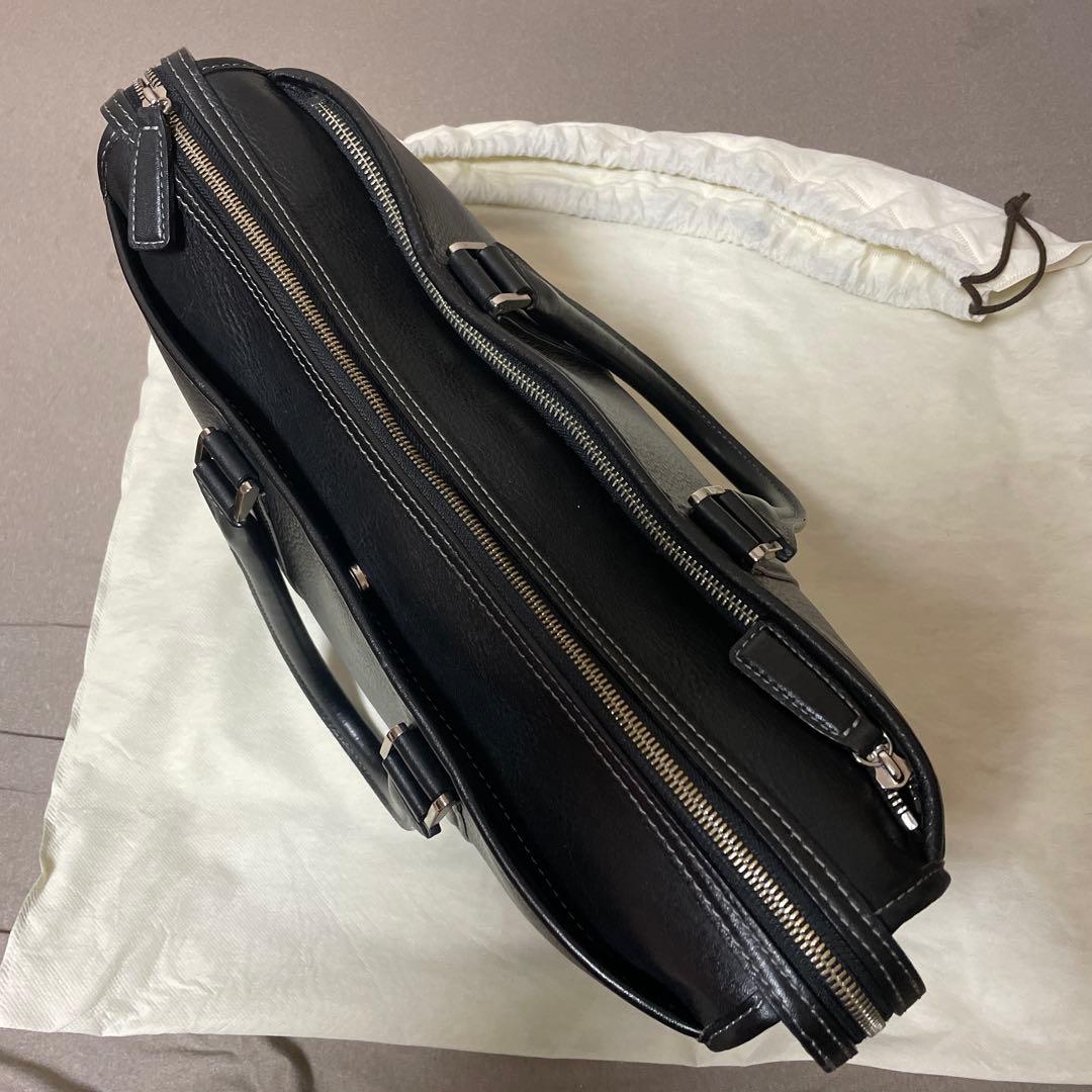 【美品】土屋鞄製造所 プロータ スクエアブリーフケース ビジネス 保存袋付き