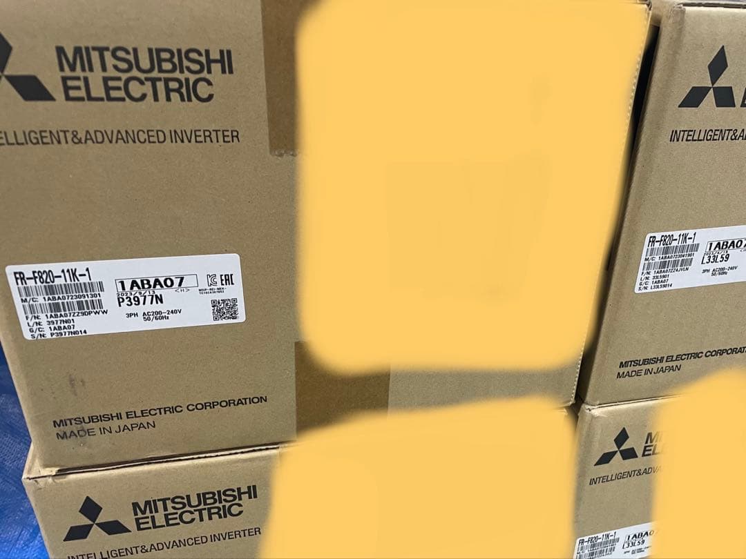 三菱電機インバーター FR-F820-11K-1