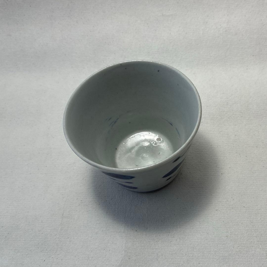 古伊万里　染付　さくらんぼ　蕎麦猪口