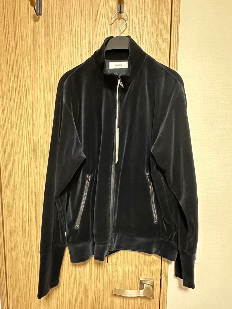 【pgm90015】 marka 24aw ベロア トラック ジャケット