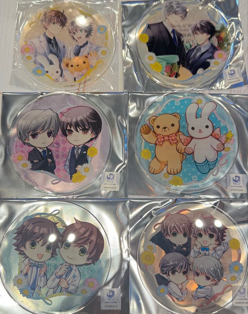 エメラルド冬の号発売記念 　Gratte　アクリルコースター　コンプリート