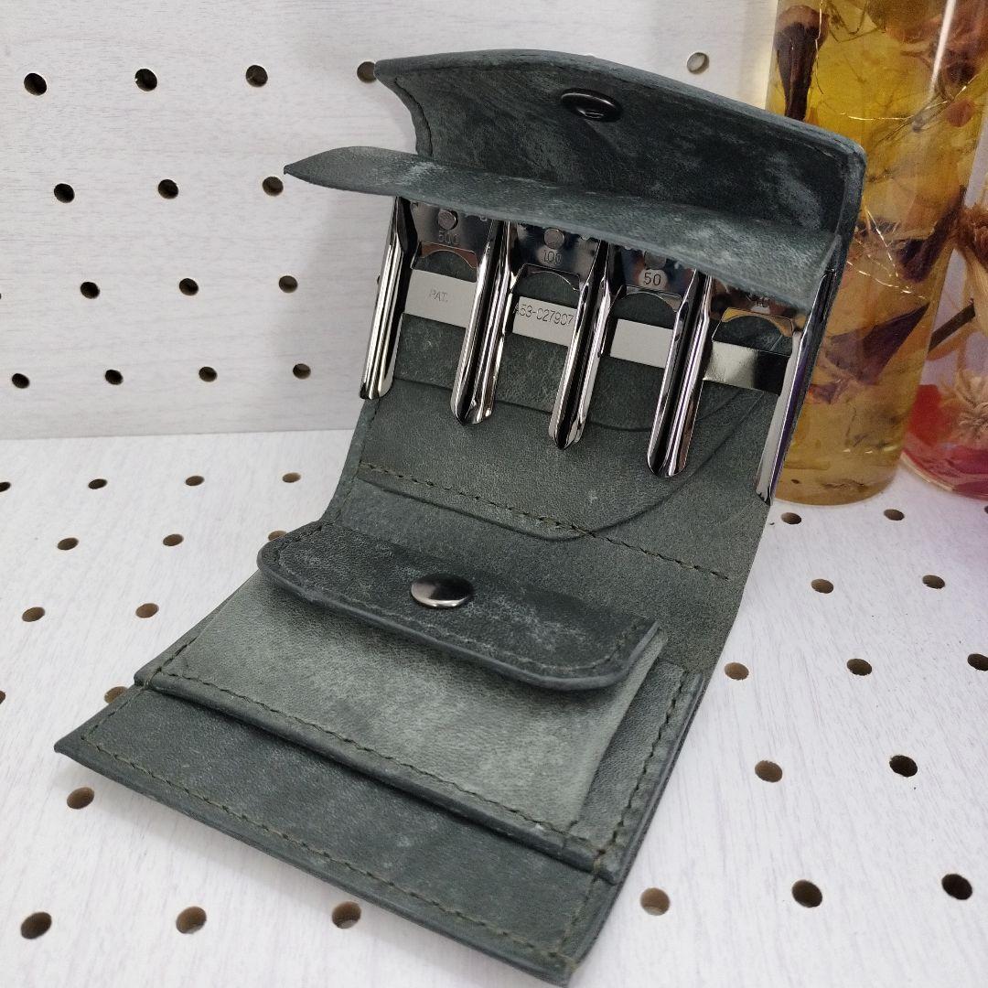 キャッチャー財布　本革財布　ハンドメイド　ケース