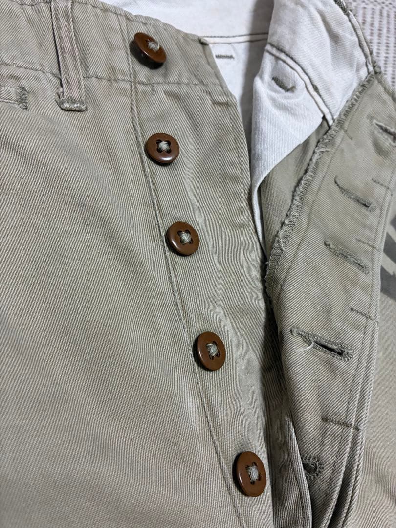 ヴ*き様 40s US.ARMY アーミーチノ M-45 PWステッチ ヴィンテ