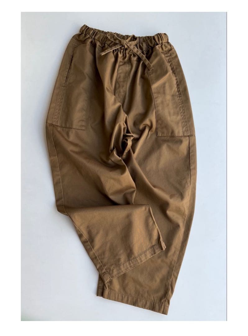 homspun【24AW】高密度ウェポン ひもワイドパンツ
