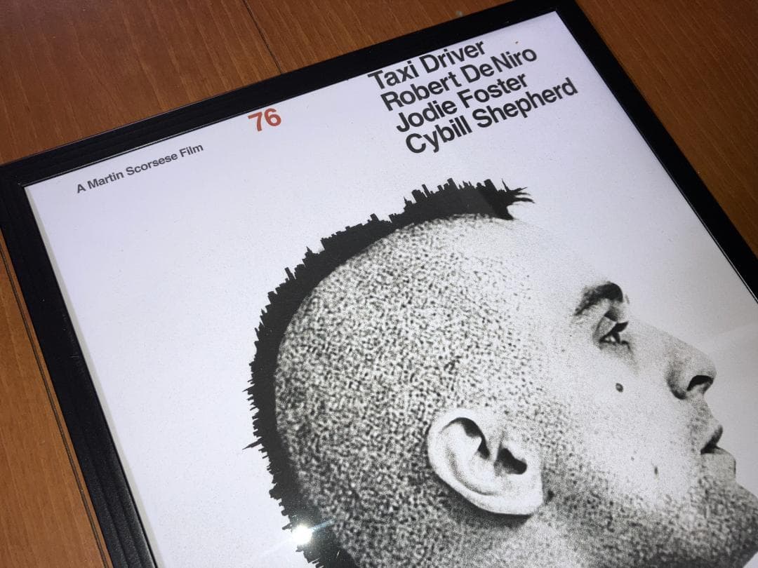 2019年リミテッドエディション！「タクシードライバー」デニーロ 額付 ポスター