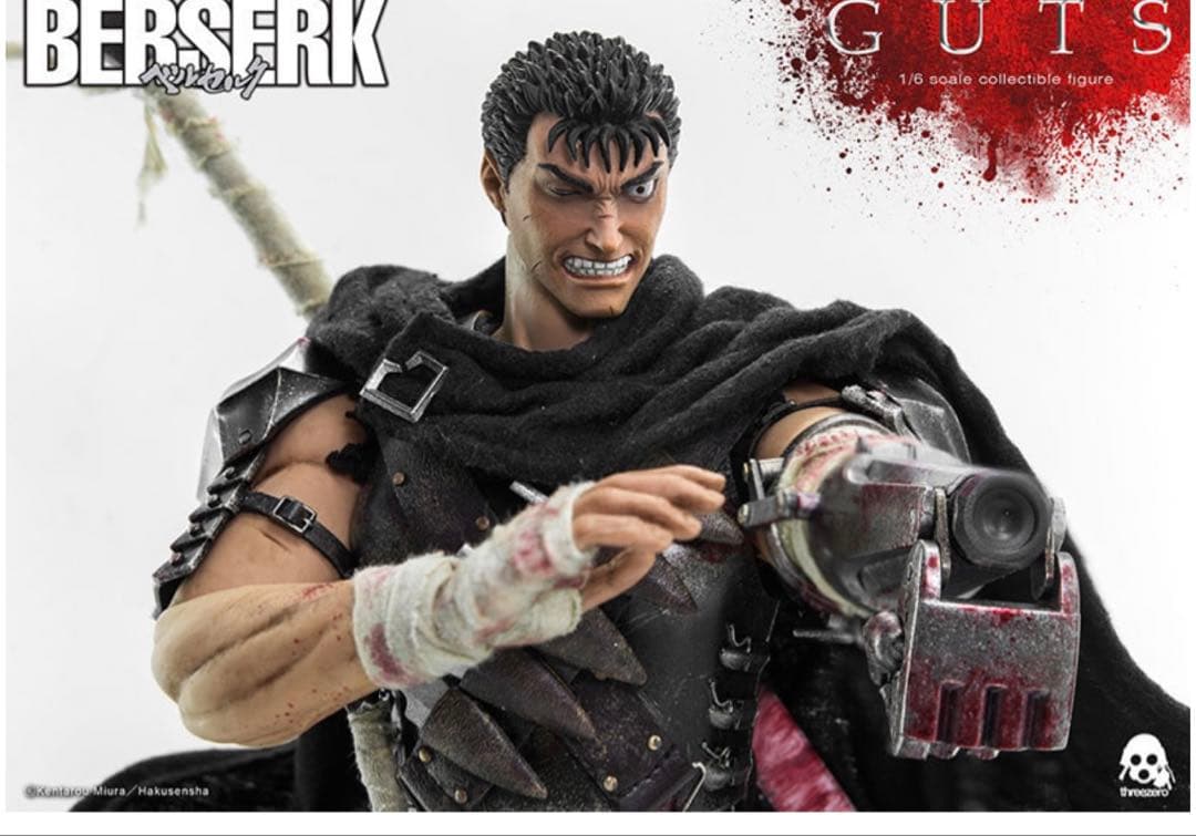 スリーゼロ　 ガッツ(黒い剣士) 1/6 可動フィギュア