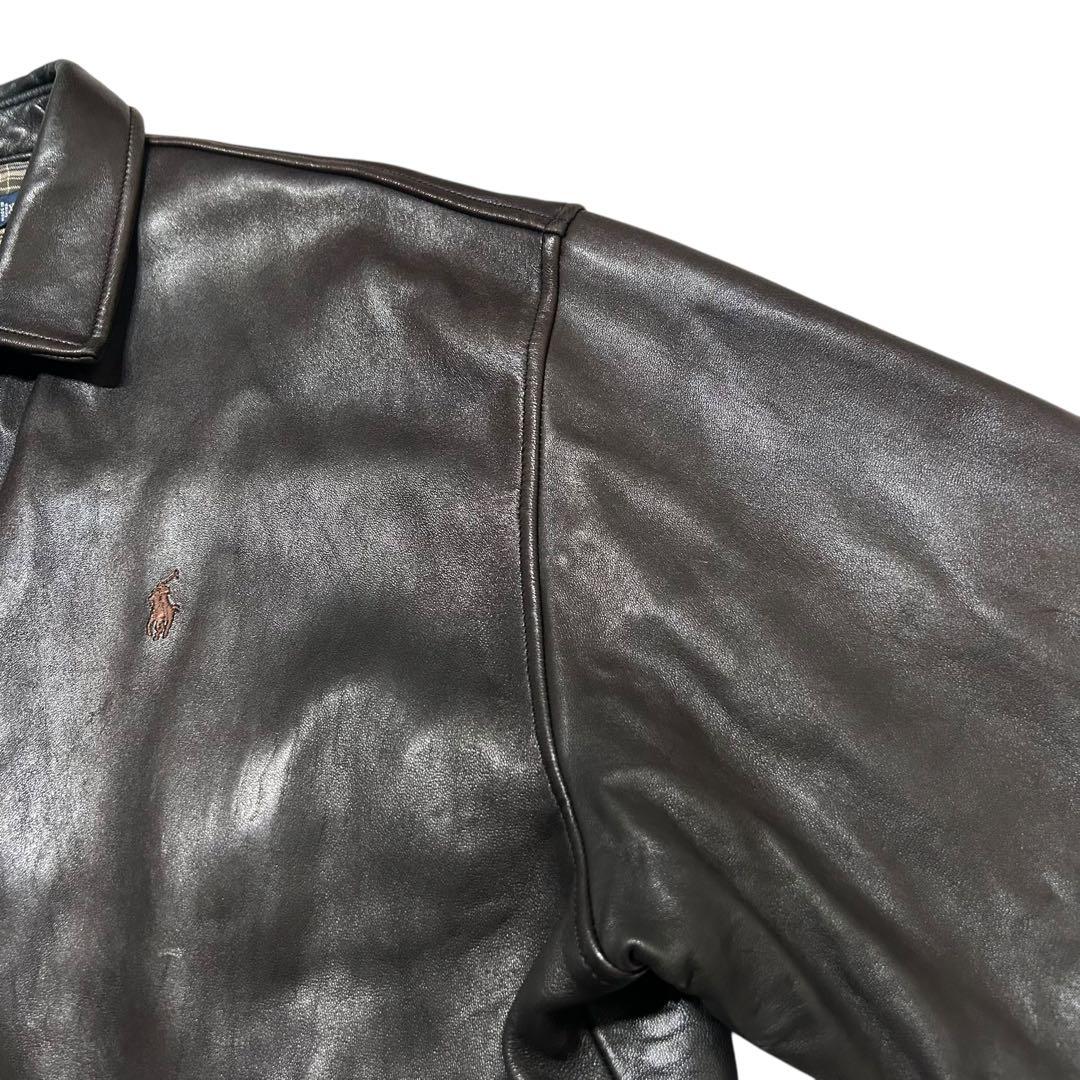 90s Ralph Lauren ラルフローレン レザージャケット ヴィンテージ