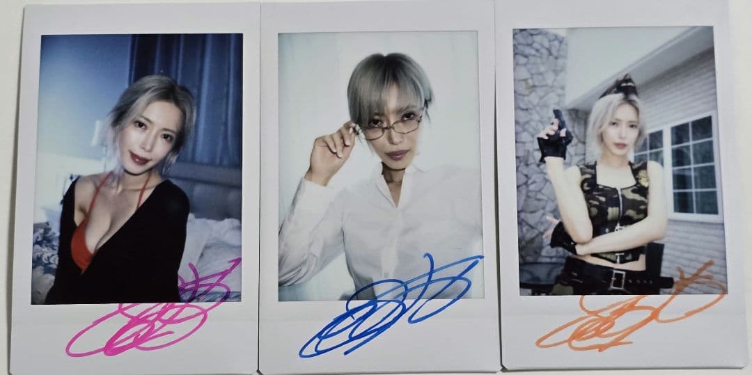 君島みお サイン入り チェキセット