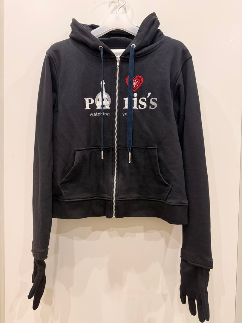 トップス dinoworks Paris Hoodie black