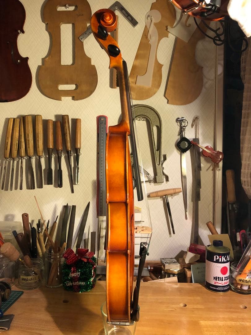 【駒&魂柱新調済】Suzuki分数バイオリンNo280 3/4 1980