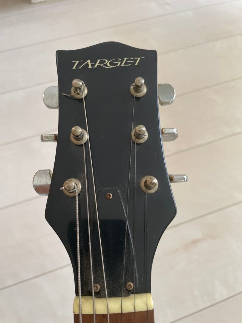 TARGET エレキギター レスポールタイプ ブラック ショートスケール