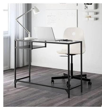 【開封のみ未使用】IKEA ヴィットショー ラップトップテーブル デスク　ガラス