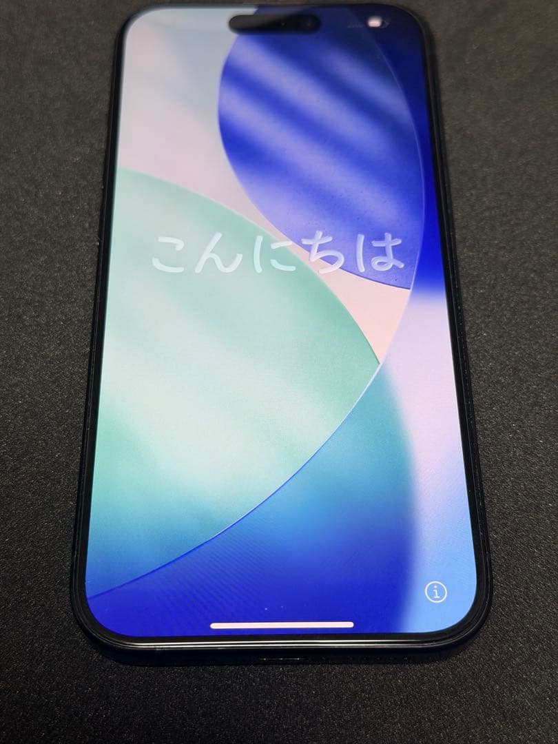 美品！iPhone 15Pro 256g SIMフリー ブルーチタニウム