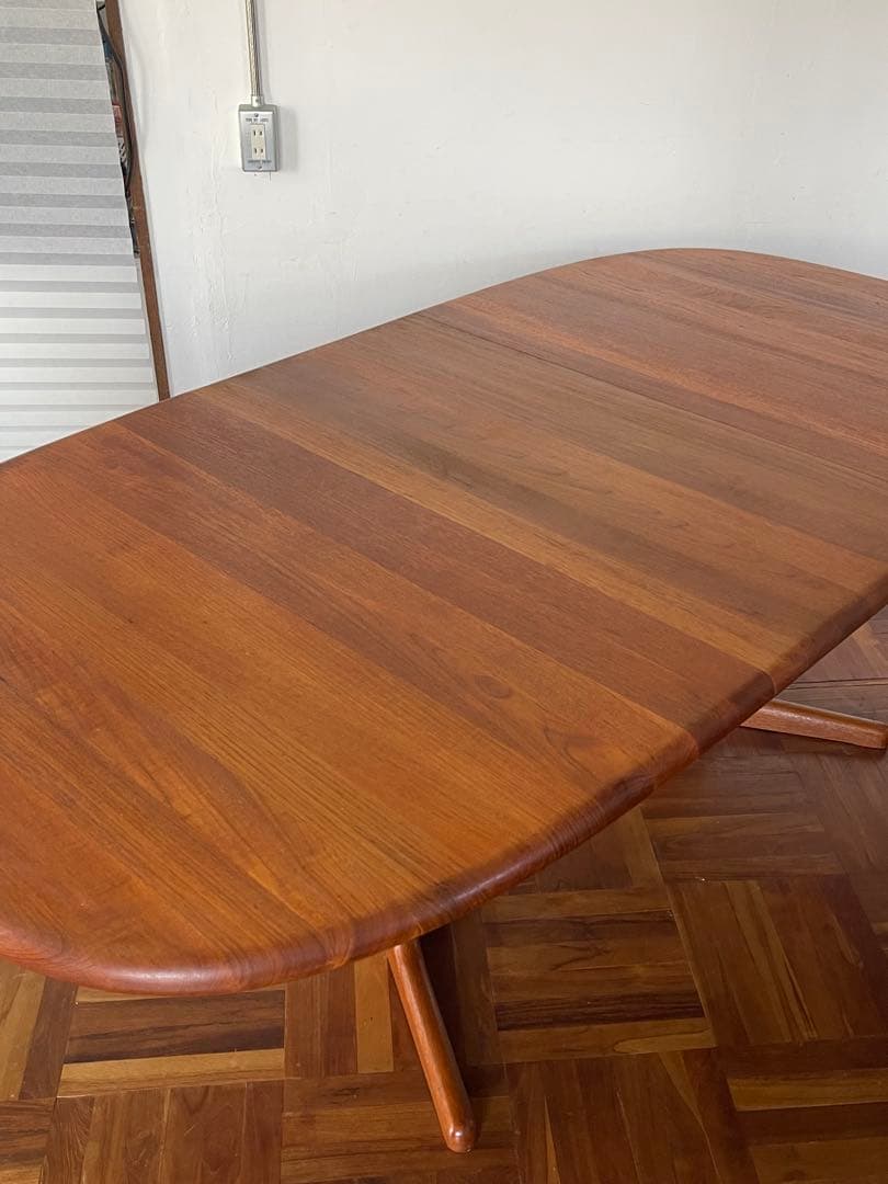 北欧 デンマークヴィンテージ チーク エクステンション ダイニング テーブル