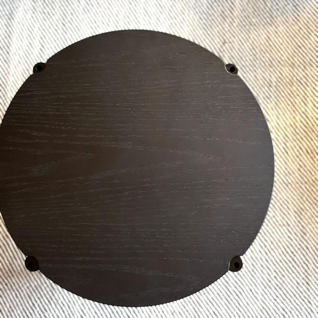 【未使用】hxo design ラウンドテーブル 黒 専用アンダートレイ付