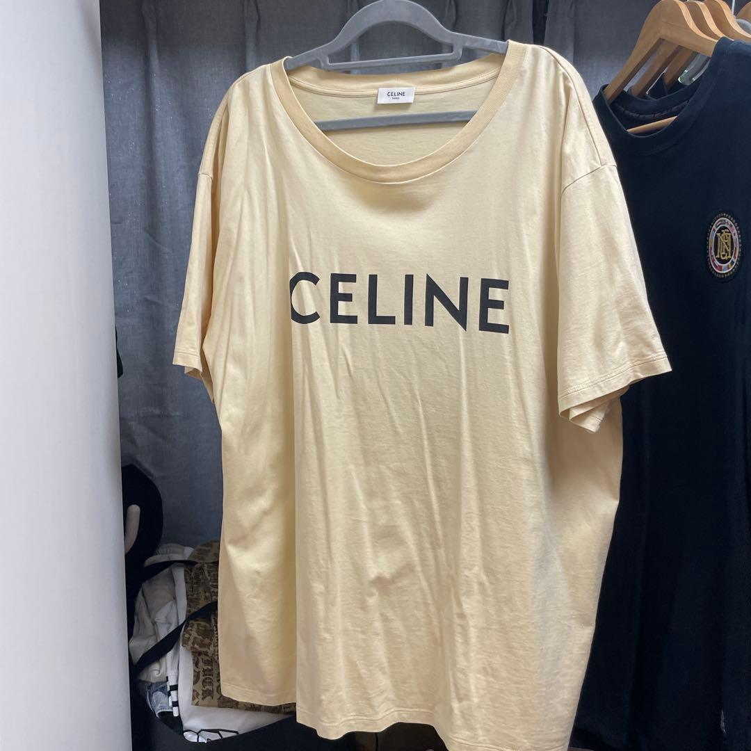 CELINE ベージュ Tシャツ