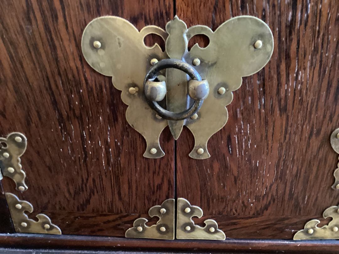 アンティーク木製家具　薬箪笥　李朝家具　インテリア　ビンテージ　アクセサリー入れ