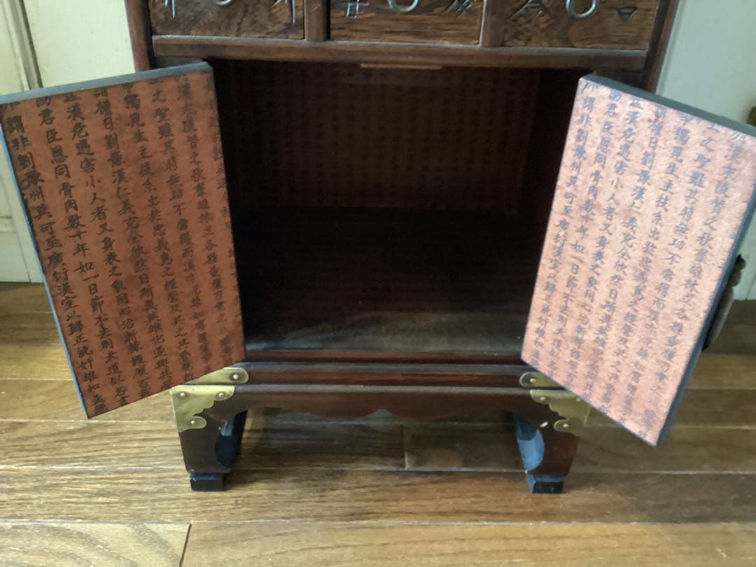 アンティーク木製家具　薬箪笥　李朝家具　インテリア　ビンテージ　アクセサリー入れ