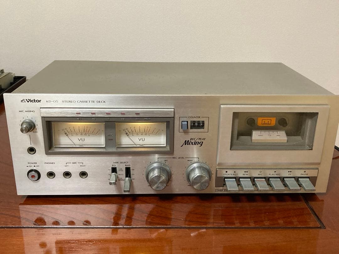 【レトロな逸品】Victor KD-05 カセットデッキ