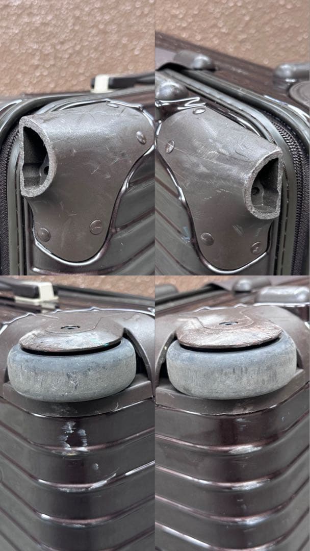 良品 リモワ サルサデラックス 33L 機内持ち込み 2輪 TSAロック 茶色