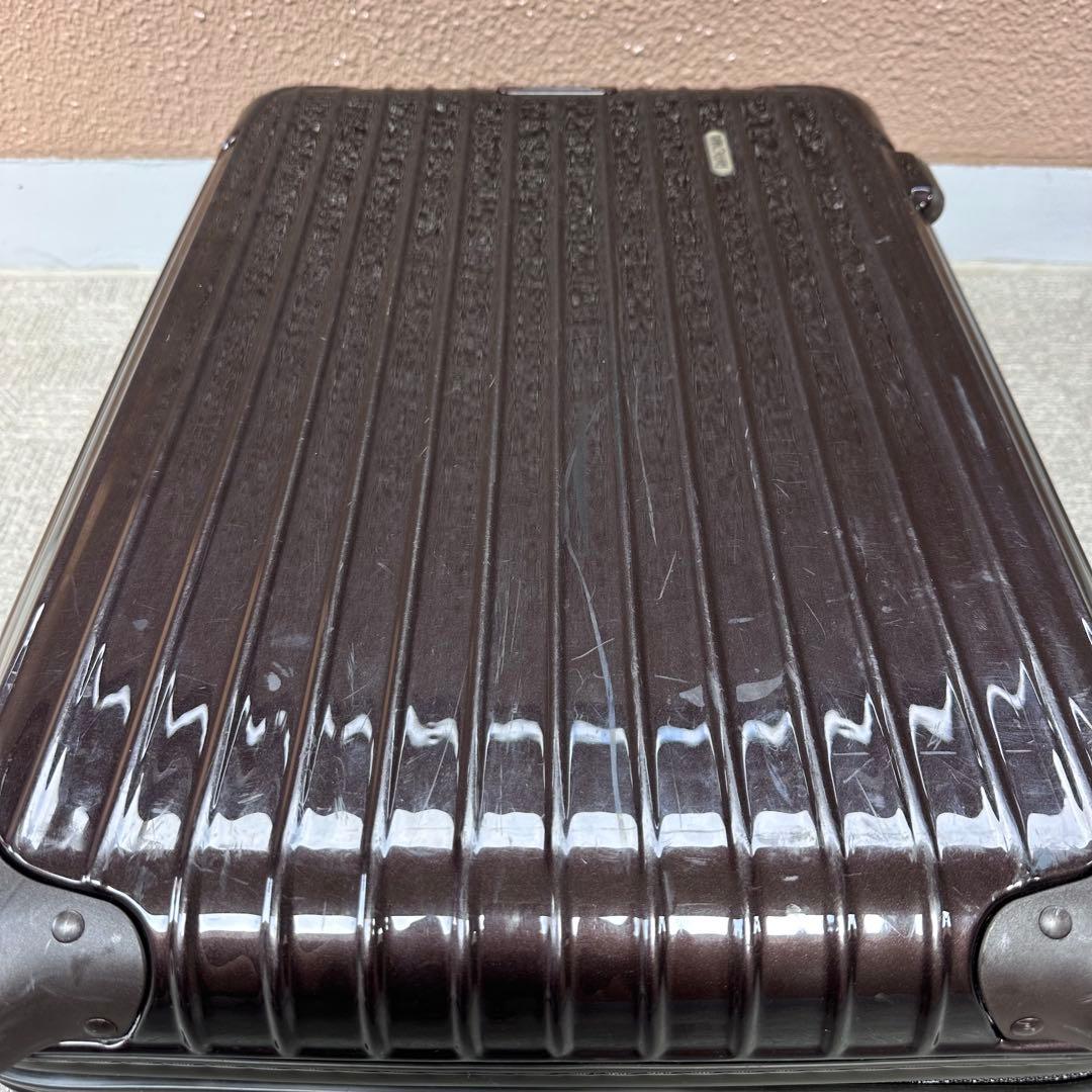 良品 リモワ サルサデラックス 33L 機内持ち込み 2輪 TSAロック 茶色