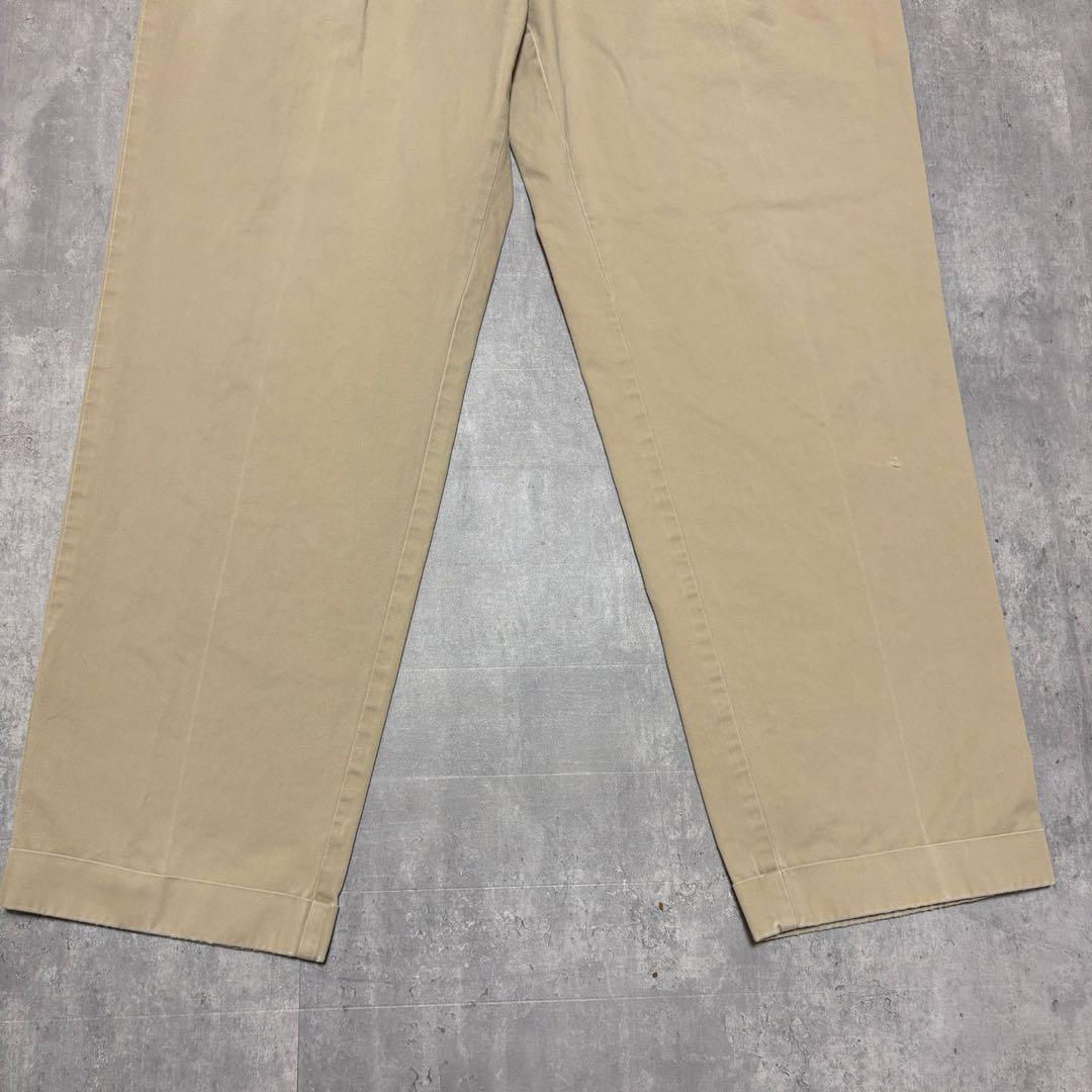 90s ポロラルフローレン　USA製 ポロチノ　チノパン　38×32