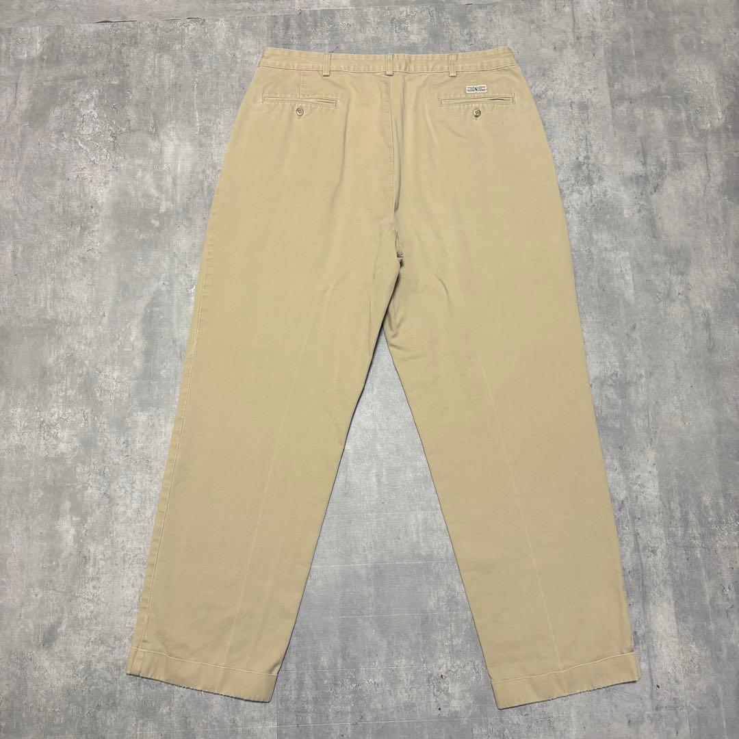90s ポロラルフローレン　USA製 ポロチノ　チノパン　38×32