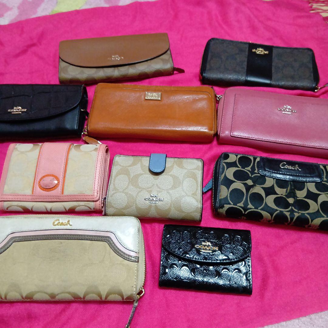 クリスマス値下げ！Coach 折り財布 ！長財布！キーケース10個まとめて ！
