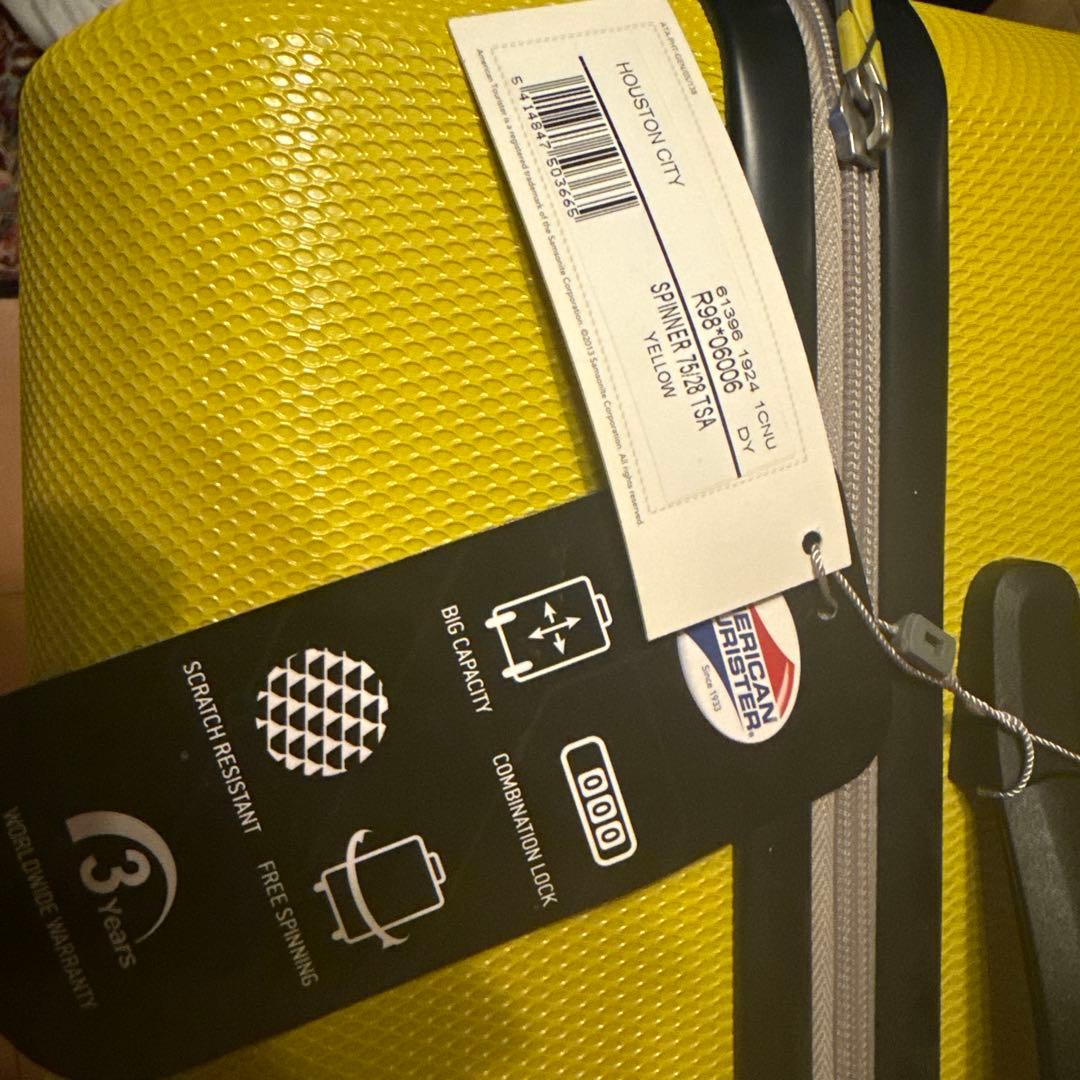 イエローキャリーケース 4輪